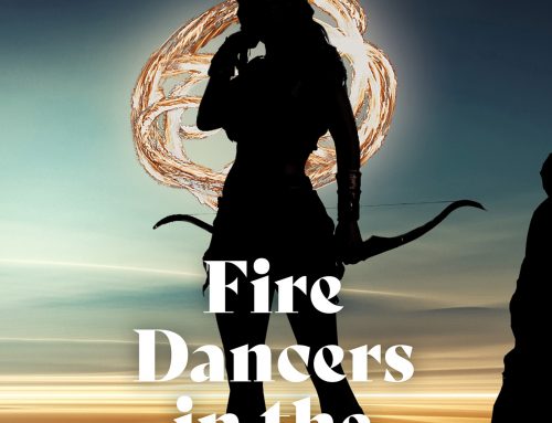 Fire Dancers in the Sand by TJ Withers-Ryan